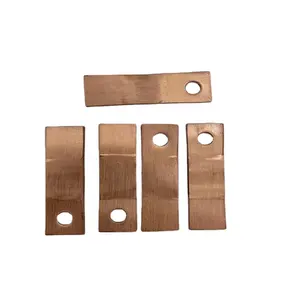 99.9 purity flexible flat soft electric copper laminated foil busbar