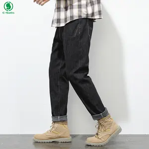 Biker Trousers Jeans 123 OEM High Quality Custom Destoryed Ripped Mans Denim Men Monkey White Bleach Light Western STREET Cotton