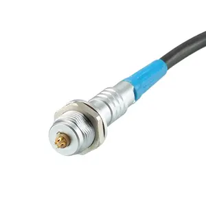 Connecteur circulaire en métal de la série FGG.1K/314.CLAD52, connecteur monté sur câble, 14 broches, étanche IP67, compatible avec FGG.1K