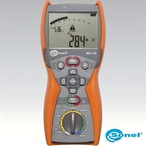 Medidor de Resistencia de Aislamiento Sonel MIC-30 1000V, Medición Precisa de 1KV, Garantiza Lecturas Precisas hasta 1000V Amplio Rango de Voltaje - Product Image 1