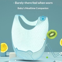 Produits pour bébés en gros, bavoirs pour bébés réglables, dessin animé, imperméables, sans BPA, bavoirs en silicone de qualité alimentaire pour bébés