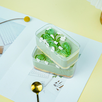 Populaire Clair Tiramisu Dessert Boîte En Gros PS En Plastique Gâteau Tiramisu Emballage Conteneur Personnalisé Pâtisserie Biscuit Cookie Boîte