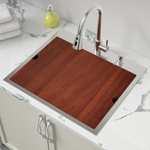 Fregadero de Lavandería de Acero Inoxidable de 12 Pulgadas de Profundidad para Encimera, Fregadero Individual para Lavandería y Servicios Públicos con Tabla de Lavar y Grifo, Disponible en Almacén de EE. UU. - Product Image 2
