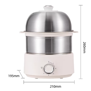 Nouvelle conception 2025, <span class=keywords><strong>cuiseur</strong></span> à œufs électrique, automatique, en acier inoxydable 304, pour 6 œufs, fonctionnement facile - Product Image 6