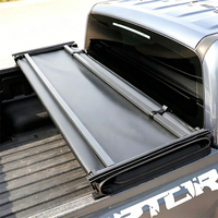 Bâche de benne de camion pliable manuelle à trois volets, étanche et verrouillable, qualité marine supérieure