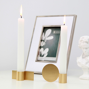 MAXERY Gold Metal Candle <strong>Holder</strong>, Solid <strong>Brass</strong> <strong>Candlestick</strong> <strong>Holder</strong> for Wedding, Home and Tabletop Dinner - Product Image 5