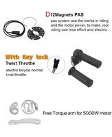 Kit de conversion électrique pour VTT 5000W, accessoires pour vélos électriques pour des performances accélérées