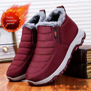 Botas de Invierno para Hombre, Forradas de Felpa, Gruesas y Cálidas, Botas de Nieve para Padres de Mediana Edad y Mayores - Product Image 5