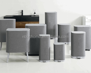 Đáng tin cậy Nhà cung cấp phong cách mới phong cách giặt cản trở có thể gập lại lưu trữ xử lý Nhựa Giặt cản trở giặt giỏ với bàn đạp - Product Image 1