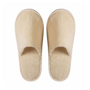 Özelleştirilebilir kaymaz yumuşak kapalı ayak otel terlikleri yıkanabilir beyaz siyah mercan polar kullanımlık misafirler için tek kullanımlık - Product Image 5