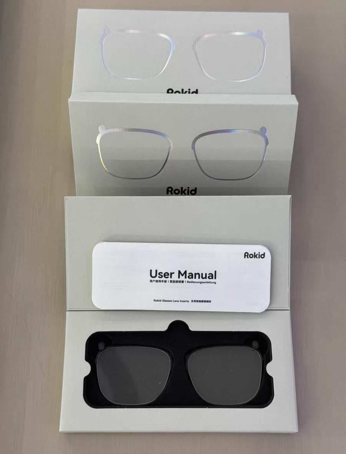 Clear Rokid glasses 1.56