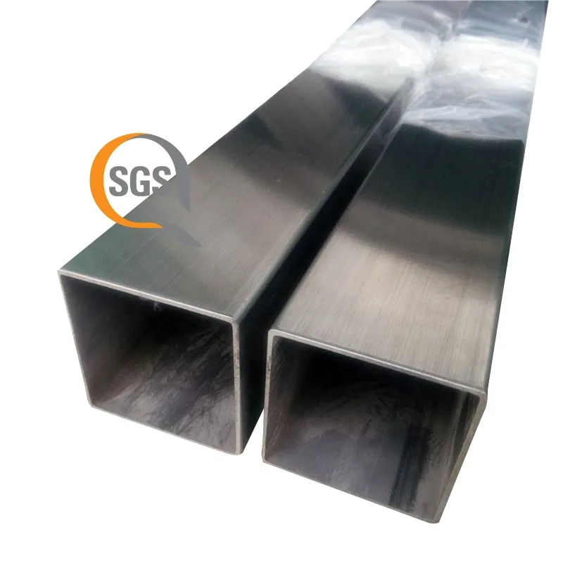 5x1 diameter 304l ba tube polished inner and outer wall tubing 1 1/2 thick wall stainless steel rectangle pipe/tubes