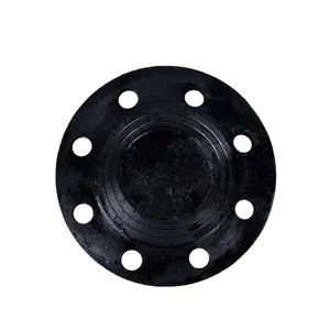 PN16/25 Black Coating Cast Iron /Ductile Iron Flanged Fittings Blank Flange