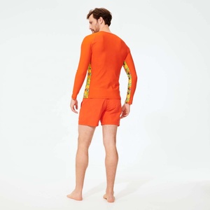 Prix de gros – Nouvelle collection été : T-shirt de sport à manches longues personnalisé avec logo, impression par sublimation, en polyester/spandex, pour homme (Rash Guard) - Product Image 2