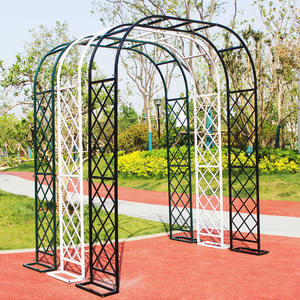 DS حديقة ثقيلة شبك معدني مع قاعدة قابلة للفصل للورود ديكور زهرة الكروم لحفلات الزفاف أعياد الميلاد لوازم الحفلات - Product Image 1