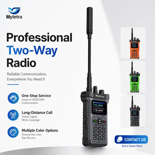 MYT Model 8500 High Power VHF/UHF Dual Band Analog Walkie Talkie Long Range Noise Reduction Type-C Charging 4000-4500mAh Battery
