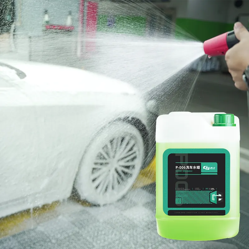 GS-champú líquido para lavado de coche, cera neutra, lavado de coche, espuma líquida para nieve