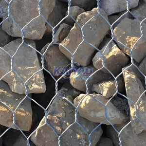 Caisse gabion hexagonale à double torsion, panier <span class=keywords><strong>en</strong></span> treillis métallique flexible pour travaux de terrassement - Product Image 1