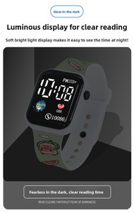 Montre Sportive Décontractée à Imprimé Animalier de Dessin Animé, Vente en Gros Usine 2026, Bracelet en Plastique Mignon, Cadeaux pour Étudiants, Enfants, Garçons et Filles - Product Image 6