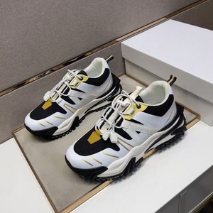 Zapatos de diseñador de marca, de cuero genuino de alta calidad, con cordones, suela gruesa, malla ligera, estilo deportivo de alta gama, zapatos modernos. - Product Image 3