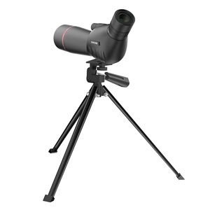 High Definition Birdwatching Telescope 25-75x60 Multi Coating Curved Angle Black Monocular with Tripod - Product Image 3