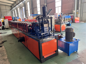 Drywall Metal Stud Track Roll Forming <span class=keywords><strong>Machine</strong></span> Perforación de agujeros <span class=keywords><strong>Purlin</strong></span> Making Industria DE LA CONSTRUCCIÓN Características Agujeros de servicio Core PLC - Product Image 5