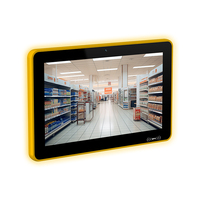 Nouvelle arrivée 15.6 "métal Android AIO Digital Signage Wall Mount Advertising Player avec lumières LED environnantes