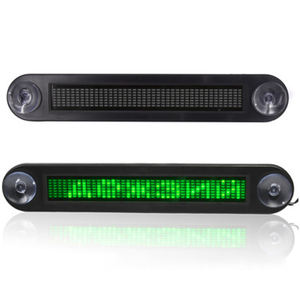Pantalla LED Ultrafina con Control Remoto, Entrada 7*40, Pantalla de Barra para Coche, Montaje con Ventosa, Pantalla de Barra Monocromática - Product Image 1