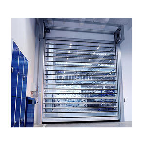 <span class=keywords><strong>Porte</strong></span> rapide à enroulement en spirale haute performance, <span class=keywords><strong>porte</strong></span> industrielle à vitesse turbo avec cadre galvanisé et cellules <span class=keywords><strong>photo</strong></span>électriques de sécurité pour atelier - Product Image 6