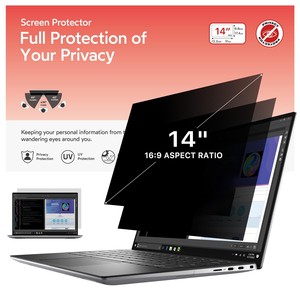 Vente chaude 2024 Protecteur d'écran de confidentialité pour 14 pouces 16:9 Widescreen Monitor Protection UV Film de réflexion anti-éblouissement - Product Image 2