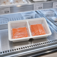 Vente directe usine : Barquettes en plastique pour emballage sous vide (VSP) pour fruits de mer et viande fraîche, jetables, pour supermarchés