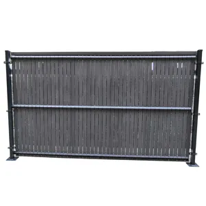 Plastik çit çıtası gri 7016 gizlilik bahçe çit panelleri sert PVC gizlilik çıtaları