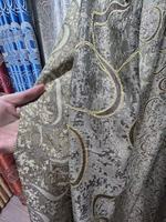 Rideau en polyester 100% tissé romain, à motifs floraux jacquard cationiques, translucide (taux d'ombrage de 1% à 40%), personnalisable, vente chaude