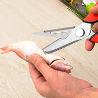 Ciseaux de cuisine multifonctionnels en acier inoxydable robuste pour la maison, vente directe usine, coupe-os de poulet
