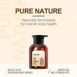 Shampoo à l'huile d'argan 100% biologique YOGI CARE, hydratant et nourrissant, produit par un fabricant de shampooing à l'huile d'argan - Product Image 2