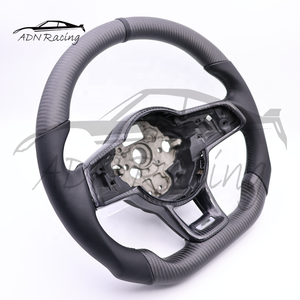 พวงมาลัยคาร์บอนไฟเบอร์แบบแห้งสำหรับรถยนต์ Volkswagen Golf GTI <span class=keywords><strong>7</strong></span> GTI R <span class=keywords><strong>Jetta</strong></span> <span class=keywords><strong>GLI</strong></span> ปี 2015-2021 - Product Image 3