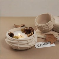 Moule en silicone DIY pour gypse irrégulier, pour décoration intérieure, porte-bougie et pot de fleurs créatif