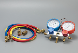 HONGSEN Hochwertiges Dual-Gauge-Verteiler ventil mit Lades ch lauch und Schnell kupplung - Product Image 4