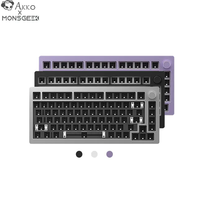 Akko Monsgeek M1 Hotswapable Gasket Mount DIY Custom Kits CNC Aluminium QMK Mechanical Keyboard