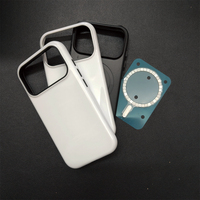 Coque de téléphone magnétique 2-en-1 3D à sublimation, vierges enduits, double couche brillante et mate, personnalisable pour Google Pixel 10 11 Pro XL