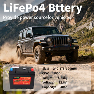 12.8V 40Ah Start-stop Katı Hal Lityum İyon Araba Aküsü Lifepo4 Oto Marş Motoru Bakım Gerektirmeyen 1000CCA 24 Ay Garanti - Product Image 2