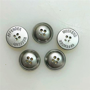 Botón de cuello de piel de cuatro agujeros de pan de dos ojos, almohadilla de ropa pequeña, botón de reverso plano sostenible redondo de plástico de resina transparente - Product Image 3