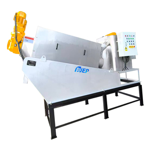 آلة نزع الماء من الحمأة ذات اللولب المتراكب القوية، هيكل متين، تشغيل أوتوماتيكي، مضخة ومحرك لمعالجة مياه الصرف الصحي - Product Image 2