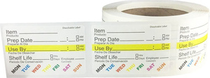 <span class=keywords><strong>Etiqueta</strong></span> engomada lavable de la cocina etiquetas solubles de los alimentos para la rotación de las botellas de los envases de comida - Product Image 2