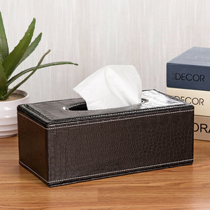 Casual Home Hotel Car Leather <b>Tissue</b> <b>Paper</b> Box Plastic Material - Product Image 3
