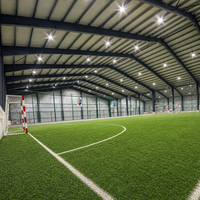 Stade en structure métallique préfabriquée pour le football, bâtiment en treillis métallique préconçu pour grande salle de sport