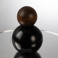 Faible MOQ, Nouveau Design, Flacon de Parfum Transparent en Forme de Boule de 30ml, 50ml, 80ml, 100ml, Vide avec Pompe Vaporisateur