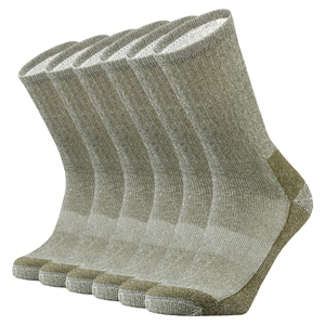 3 packs de chaussettes de randonnée en laine mérinos rembourrées pour le camping en plein air, le trekking, le cyclisme à séchage rapide et doux. - Product Image 2