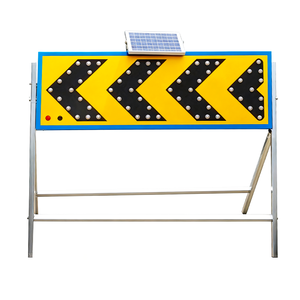 Segnale Direzionale a Freccia Alimentato a Energia Solare, Segnale per Cantieri, Indicatore Lampeggiante per il Traffico - Product Image 4