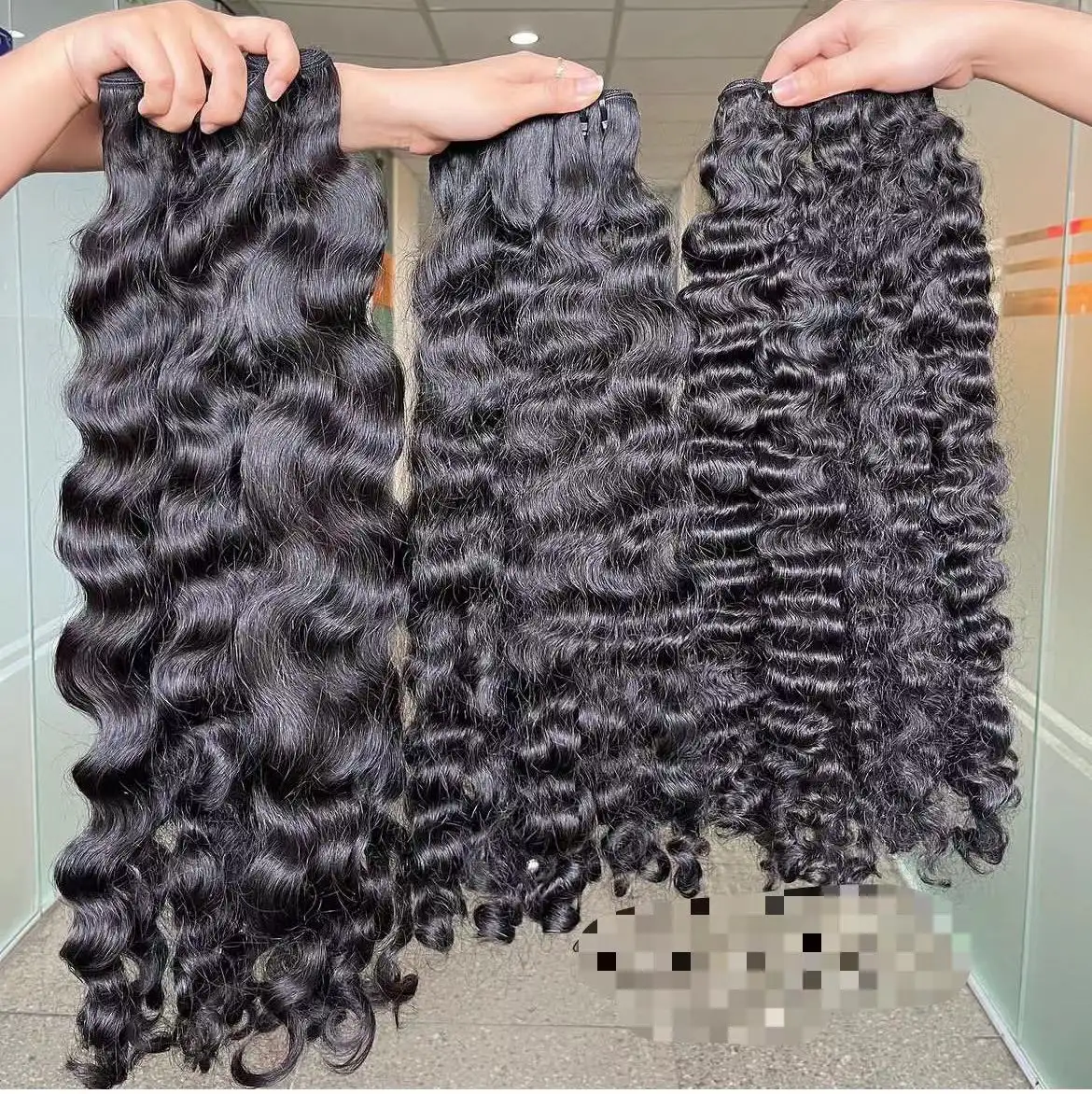 Вьетнамские необработанные натуральные человеческие волосы, вытянутая двойная выровненная кутикула, натуральные волнистые необработанные индийские камбоджийские человеческие волосы, пучки